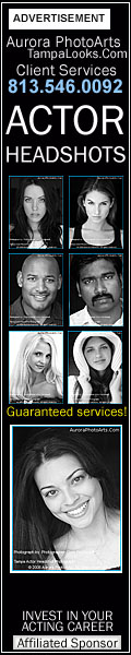 Tampa Actor Headshots by Aurora PhotoArts. Guaranteed Services.